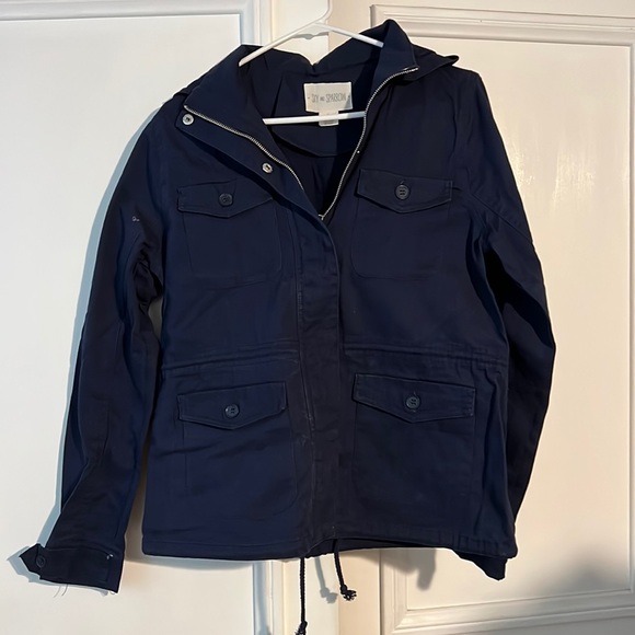 Sky and Sparrow Jackets & Blazers - Sky and Sparrow Navy Blue Jacket size large juniors NWOT